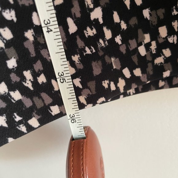 GAP Women's Black/White/Grey Sleeveless Flare Dress, Pockets, Size 6 - Picture 8 of 8